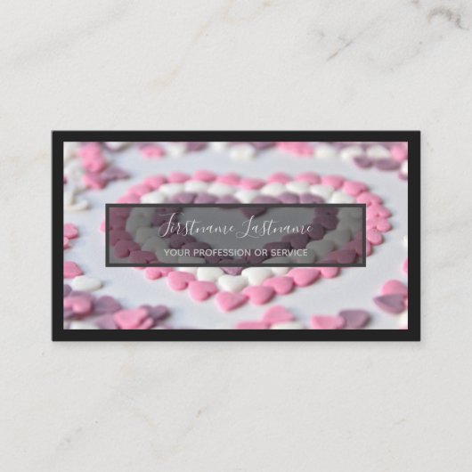 おいしいスイーツのベーカリーとパティシショップのブッシーのために 名刺 (正面)