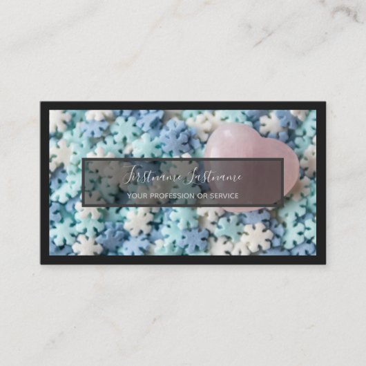 おいしいスイーツのベーカリーとパティシショップのブッシーのために 名刺 (正面)