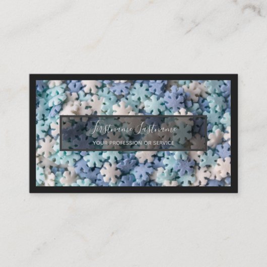 おいしいスイーツのベーカリーとパティシショップのブッシーのために 名刺 (正面)