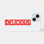 おいしいスタンプ iPhone 15ケース (裏面横)
