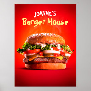 おいしいステーキチーズバーガーハウス ポスター
