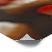 おいしいストロベリーカップケーキのデザート ポスター (角)