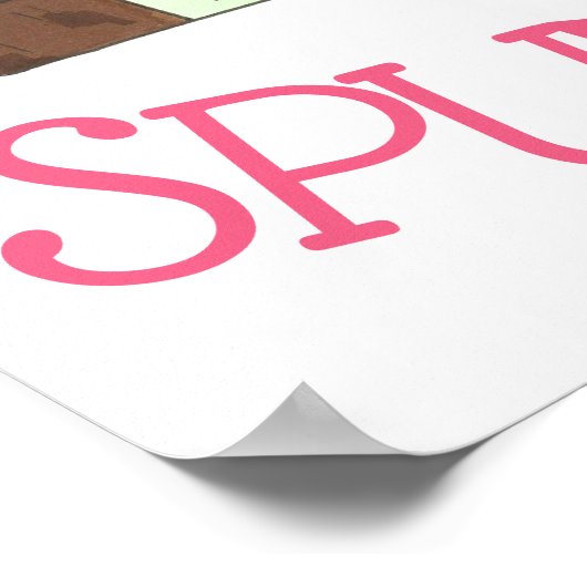 おいしいスプーイタリアンモニゲラトアイスクリームスプモン ポスター