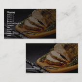 おいしいスライスされたポークロースト 名刺 (正面/裏面)
