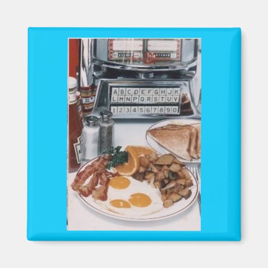 おいしいダイナー食品磁石 マグネット (正面)