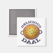 おいしいダールベジタリアンインディアンレッドランティルダル マグネット (正面/裏面)