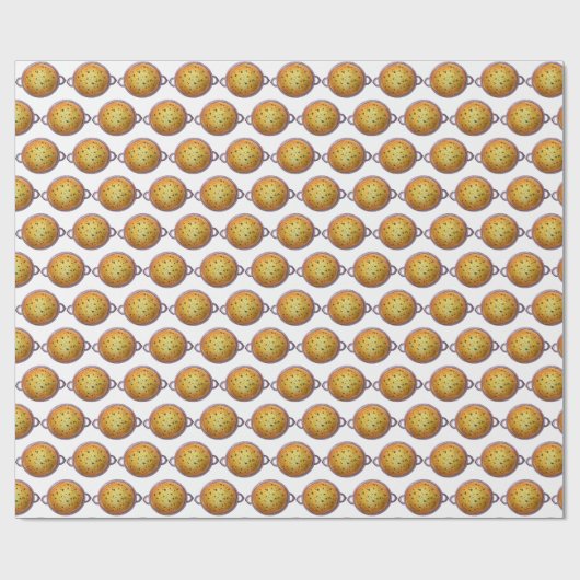 おいしいダールベジタリアンインディアンレッドランティルダル ラッピングペーパー (フラット)