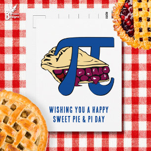 おいしいチェリーパイ π デー ポストカード