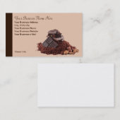 おいしいチョコレートテーマの専門の名刺 名刺 (正面/裏面)