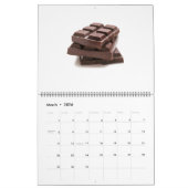 おいしいチョコレート年CALENDA カレンダー (3月 2026)