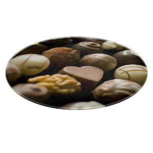 おいしいチョコレートpralines カッティングボード