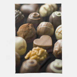 おいしいチョコレートpralines キッチンタオル