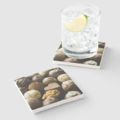 おいしいチョコレートpralines ストーンコースター (横)