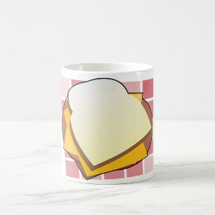 おいしいチーズサンドイッチおもしろい食品 コーヒーマグカップ