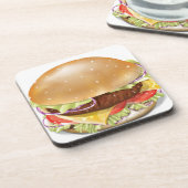 おいしいチーズバーガー コースター (左側)