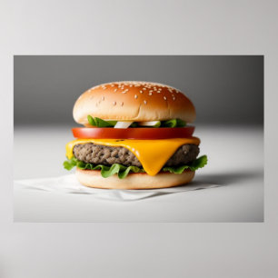 おいしいチーズバーガー ポスター
