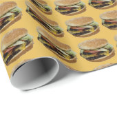 おいしいチーズバーガー ラッピングペーパー (ロールコーナー)