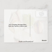 おいしいチーズ、クラッカー、ワイングラス ポストカード (裏面)