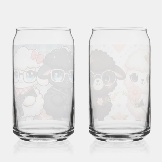 おいしいデザインのガラスかわいらし ガラス缶 (裏面)