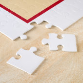 おいしいトマトサルサトルティーヤチップスイラストレーション ジグソーパズル (側面)