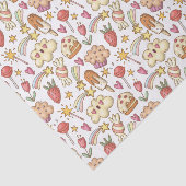 おいしいトリートメントと虹のパターン 薄葉紙 (詳細)