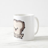 おいしいトーストを味わう コーヒーマグカップ (正面右)