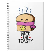 おいしいトートーストバターパン ノートブック (正面)