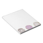 おいしいドーナツのメモ帳 ノートパッド (アングル)