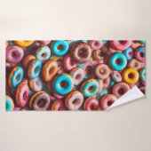 おいしいドーナツパターン バスタオル (バスタオル)