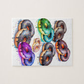 (おいしいドーナツ) ジグソーパズル (横)