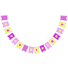 おいしいドーナツ バンティングフラッグ