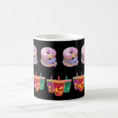 おいしいドーナツ&フルーツジュース喜び コーヒーマグカップ (中央)