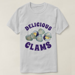 おいしいニューイングランドRI蒸しアサリのクラムクランベーク Tシャツ