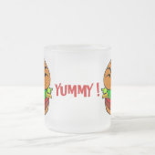 おいしいハンバーガー フロストグラスマグカップ (中央)