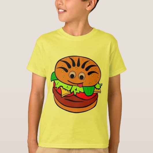 おいしいハンバーガー Tシャツ (正面)