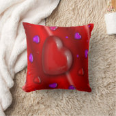 おいしいハートバレンタイン枕 クッション (ブランケット)