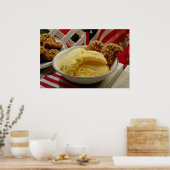 おいしいバニラアイスクリーム ポスター (キッチン)