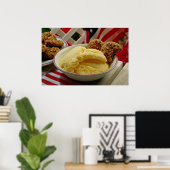 おいしいバニラアイスクリーム ポスター (ホームオフィス)