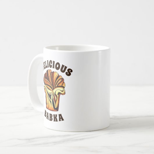 おいしいバブカチョコレートブレッドローフユダヤベーカリー コーヒーマグカップ (正面左)