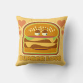 おいしいバーガーラブ クッション (裏面)