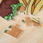 おいしいバーガー ジグソーパズル (側面)