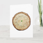 おいしいパイおもしろい誕生日カード カード (正面)