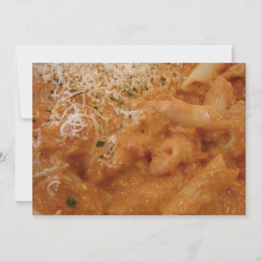 おいしいパスタパーティー 招待状 (正面)