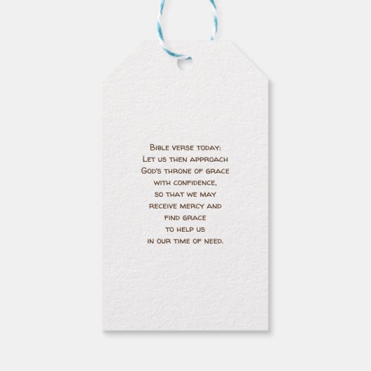 おいしいパンのトースト模様 ギフトタグ (裏面)