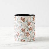 おいしいパンのトースト模様 ツートーンマグカップ (中央)