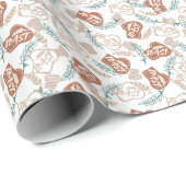 おいしいパンのトースト模様 ラッピングペーパー (ロールコーナー)