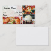 おいしいピザおよびイタリア人の食糧 名刺 (正面/裏面)