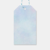 おいしいピンクのカップケーキベリーの上にありがとう ギフトタグ (裏面)