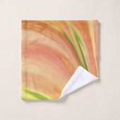 おいしいピーチデザイン バスタオルセット (ウォッシュタオル)