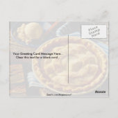 おいしいピーチパイ、バニラアイスクリーム ポストカード (裏面)